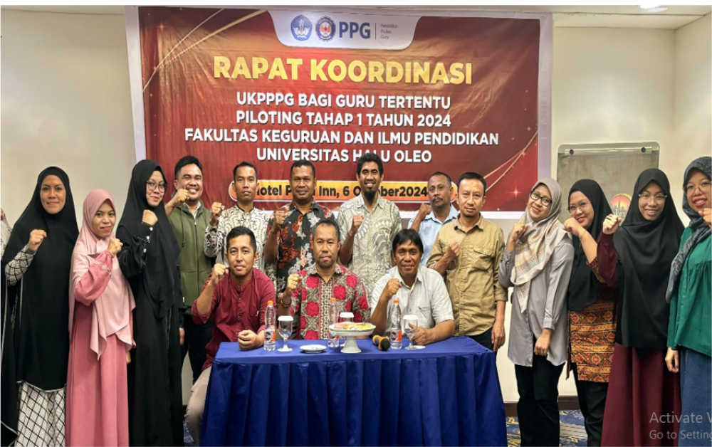 Rapat Koordinasi UKPPPG Bagi Guru Tertentu Piloting Tahap 1 Tahun 2024 FKIP UHO